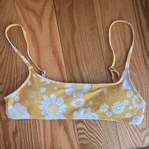 Yellow Daisy bikini top
